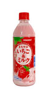 Maroyaka Strawberry Milk Drink (Ichigo Miruku) 500ml Sangaria Japan