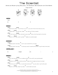 This has an rnb vibe to it, but it could be used for a number of genres. The Scientist Sheet Music Coldplay Really Easy Guitar