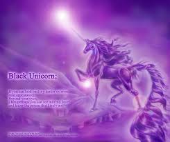 Black Unicorn Poem Purple By Black Unigryphon Kandice Kathleen Zimbleman Black Unicorn Unicorn Elf Warrior