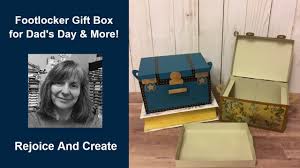 A friend of mine bought an old steamer trunk and sold it to me for a great price. Father S Day Foot Locker Cooler Steamer Trunk Hunters Box Gift Box Diy Tutorial