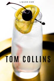 Tom Collins Cocktail Recipe Collins Cocktail Tom Collins Cocktails Classic Cocktails