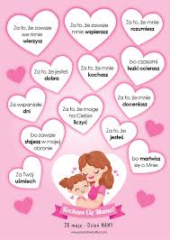 Dzięki nim możecie wyrazić swoją miłość i wdzięczność mamom w niepowtarzalny sposób. Dzien Mamy Darmowe Materialy Do Pobrania Na Dzien Mamy