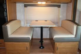 Rv Interior Furniture Rv Replacement Dinette Booth Camper Interior Design Interior Design Dinette