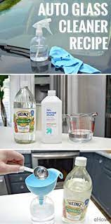 Homemade Auto Glass Cleaner Recipe Ehow Glass Cleaner Recipe Windshield Cleaner Cleaner Recipes