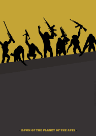 Dawn Of The Planet Of The Apes 2014 Movie Poster Dawn Of The Planet Of The Apes 2014 Minimal Movie Poster By Joris Laquittant Amusementphile Dawn Of The Planet Planet Of The Apes Poster