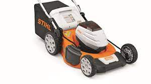 It also features an adjustable handlebar, grass catcher and larger rear wheels for rough terrain. Stihl Rma 510 V Battery Powered Lawn Mower From Stihl Incorporated Green Industry Pros