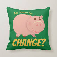 Toy Story 4 Hamm Illustration Throw Pillow Zazzle Com Throw Pillows Animated Movies For Kids Pillows