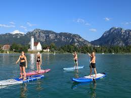 Schwangau, dorf der königsschlösser, schwangau, germany. Sup Forggensee Sup Verleih Station Im Allgau