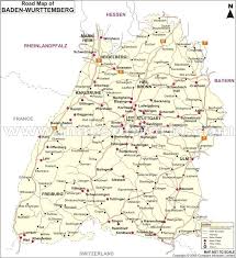 Other principal cities in hesse are darmstadt, offenbach, hanau, gießen, wetzlar and limburg in the greater rhine main area, fulda in the east, and kassel. Baden Wurttemberg Road Map Germany Map Map Train Route