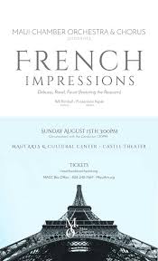 French Impressions Maui Chamber Orchestra