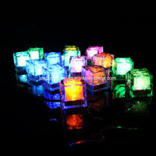 China Water Sensor Multi Colors Changing Led Ice Cubes Event Party Led Luminous Ices For Wedding Decoration China Icecube Light And Cube Lights Price