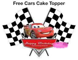 Customize the letters by coloring with markers or pencils. Disney Cars Cake