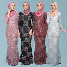 Skirt with elasticated waistband with zipper. Kurung Lace Others Prices And Promotions Women S Clothing Jun 2021 Shopee Malaysia
