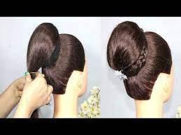 2 Minute Elegant Bun Hairstyle For Wedding Party Quick Hairstyle Try On Hairstyles Hairstyle Youtube Bun Hairstyles Elegant Bun Try On Hairstyles