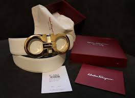 Black And Gold Ferragamo Belt Authentic White Black Salvatore Ferragamo Reversible Belt Gold Buckle 105 42 Designer Belt Buckles Belt Buckle Mens Ferragamo Belt