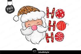 Download Christmas Santa Sublimation Graphic By Catandme Creative Fabrica SVG Cut Files