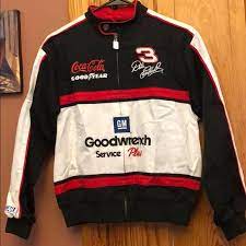 Interior bungee cord to tighten jacket. Nascar Jackets Coats Boy Vintage Chase Authentics Dale Earnhardt Jacket Poshmark