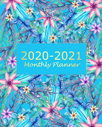 2020 2021 Monthly Planner Blue Floral 2 Year Monthly Planner Calendar Schedule Organizer January 2020 To December 2021 24 Months With Holidays And Inspirational Quotes Mitchell Dora S 9781087467504 Amazon Com Books