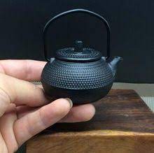 Us 10 45 50ml Mini Tetsubin Cast Iron Teapot Chinese Iron Teapot Gooseneck Kettle With Stainless Steel Strainer Tetera H Tea Pots Cast Iron Tea Pot Kettle
