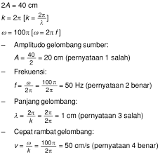 Getaran yang merambat melalui media atau ruang hampa. Suatu Gelombang Stasioner Memiliki Persamaan Y 40 Cos 2p Xsin 100pt Mas Dayat