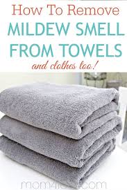 How To Remove Mildew Smell From Towels And Clothes Towels Smell Cleaning Recipes Mildew Smell