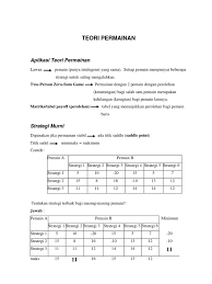 Pubblicazioni accademiche ad aggiungere alla bibliografia con il testo completo in pdf. Contoh Soal Game Theory Riset Operasi Contoh Soal Terbaru