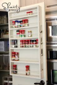 Keep reading to learn how to make this over the door organizer dollar tree diy! Pantry Ideas Diy Door Spice Rack Shanty 2 Chic