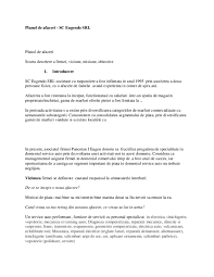 Te ajuta sa obtii mai multi clienti. Doc Planul De Afaceri Sc Eugendo Srl Babusanu Roxana Academia Edu
