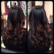 Image Result For Long Black Hair Brown Highlights Indian Ombre Hair Color Hair Styles Hair Highlights