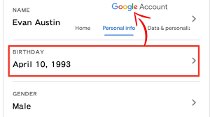 You will now see a section in the middle called 'profile. How To Change Date Of Birth In Gmail Account Youtube