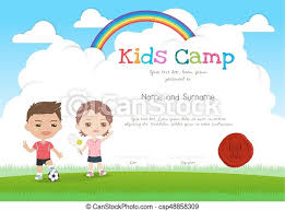 Print and read these books to your kids, or teach them how to read with these fun, simple books. Colorful Kids Summer Camp Diploma Certificate Template In Cartoon Style With Smiling Boy And Girl Canstock