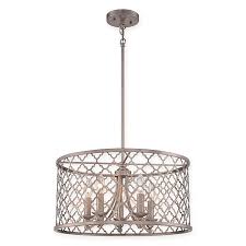 The art deco forms of metropolis create a breezy south beach vibe, scintillating in rustic bronze and aged gold. 5 Light Pendant Light In Champagne Gold Bed Bath Beyond