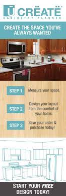 Create Cabinetry Layouts From The Comfort Of Your Own Home The U Create Cabinetry Planner Program All Kitchen Designs Layout Remolding Kitchen Kitchen Layout