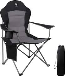 Sold and shipped by spreetail. Amazon Com Ever Advanced Oversized Padded Quad Arm Chair Collapsible Steel Frame High Back Folding Camp Chair With Cup Holder Heavy Duty Supports 300 Lbs Furniture Decor