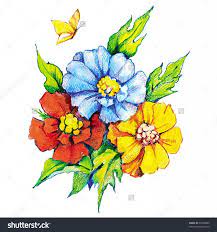 How to draw a hibiscus flower step by step pencil sketch | china rose drawing for beginners. Flowers Drawings Inspiration Beautiful Flowers Drawing Beautiful Flowers And Butterfly Colored Pencil Drawing Flowers Tn Leading Flowers Magazine Daily Beautiful Flowers For All Occasions