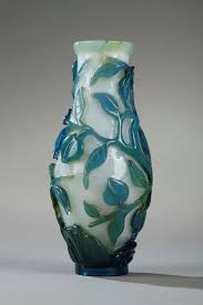 Small earthy brown glass vase lava. Small Vase Overlay Glass Turquoise Blue Green On Ground White Opaque Decorated With Longevity Peach And