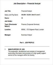 Explore the msba program at the university of maryland. Free 10 Research Analyst Job Description Samples In Ms Word Df