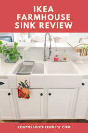 ikea farmhouse sink review  robyn's