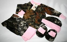 Mossy Oak Camo Pink Baby Set