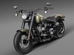 Harley Davidson Softail Slim S Army Design 2016 3d Model Ad Softail Slim Harley Davidson Softail Slim Harley Davidson Softail