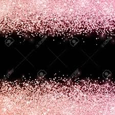 A dark background color makes a rose gold font pop in a design. Rose Gold Glitter With Color Effect On Black Background Vector Royalty Free Cliparts Vectors And Stock Illustration Image 102583361