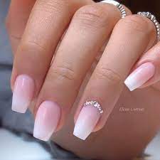 Easy And Beautiful Nail Art Designs Short Babyboomer Ele Nails Jet Set Beauty Nails Jetsetbeauty Ombre Acrylic Nails Coffin Shape Nails Pink Ombre Nails