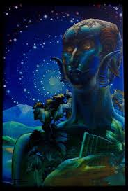 The Great God Pan By Lou Rogers Oil On Canvas Fantasy Art Art Faun