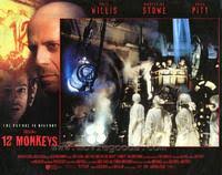 High resolution official theatrical movie poster (#1 of 4) for 12 monkeys (1995). 12 Monkeys Movie Posters From Movie Poster Shop