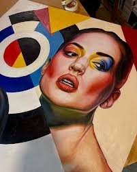 And that's a wrap! I am proud to have finished another painting and this  time it's MASSIVE (over 4x5'). My inspirations came from Modernist Painter  Piet Mondrian and Japanese Visual Artist Peter