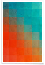 Beach Pixel Surface Poster Orange Color Schemes Orange Color Palettes Colours That Go Together