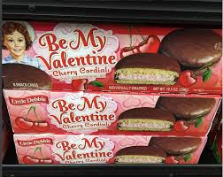 A match made in heaven! Be My Valentine Cherry Cordials Little Debbie Snack Cakes Cherry Cordial Valentines Cherries