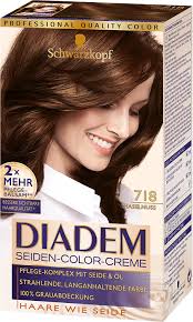 SCHWARZKOPF DIADEM Seiden-Color-Creme 718 Haselnuss