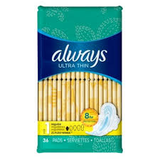 Always Ultra Thin Size 2 Long Super with Flexi-Wings Pads 32 ct Pack