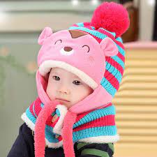 Aliexpress Com Buy Baby Hat Winter Set With Neck Warmer Cute Animal Squirrel Style Cap For Toddler Boys Girls Very Warm Tr Baby Hats Baby Winter Toddler Boys